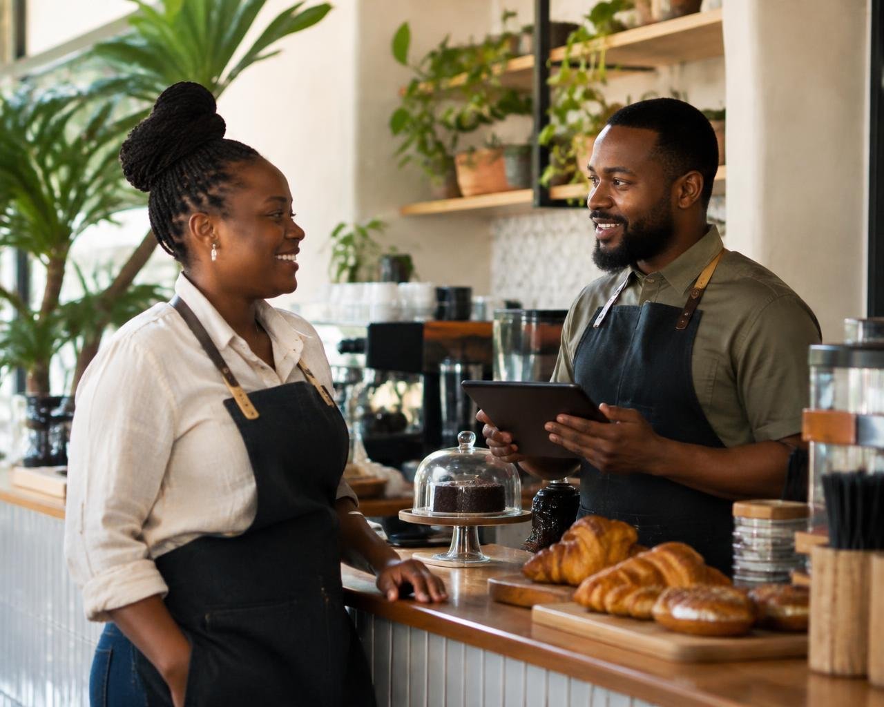 Illustrative small business website photography